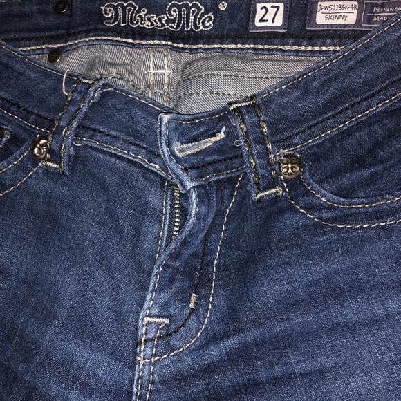 ✨Miss Me Bling Embellished Pockets Skinny Jeans - Picture 8 of 13